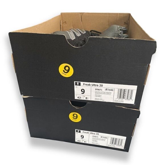 Adidas Freak Ultra 20 Primeknit Boost Football Cleats Black EF8671 Mens size 9 - Picture 12 of 12